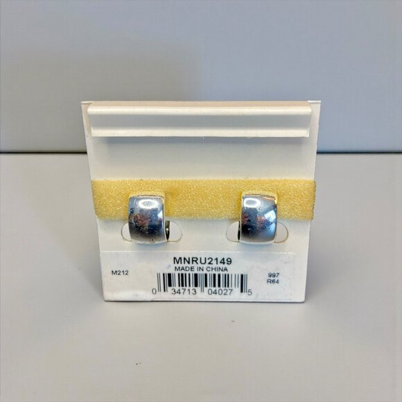 Monet Reversible Magnetic Clip Earrings Rhinestones -247 - Picture 2 of 2